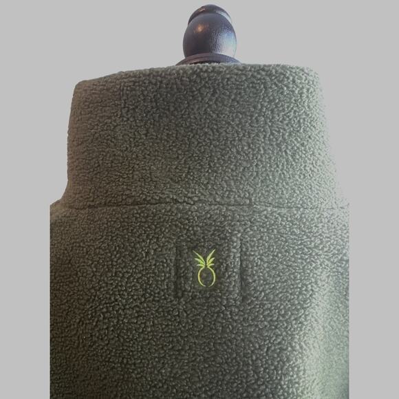 Dudley Stephens Sherpa Fleece Woodway Pullover Green Sustainable Queen XXL - Picture 5 of 6